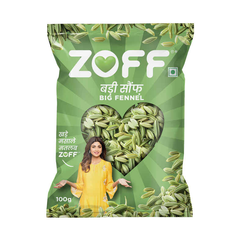 ZOFF Big Fennel Seeds Whole - Saunf ZOFF Big Fennel Seeds Whole - Saunf