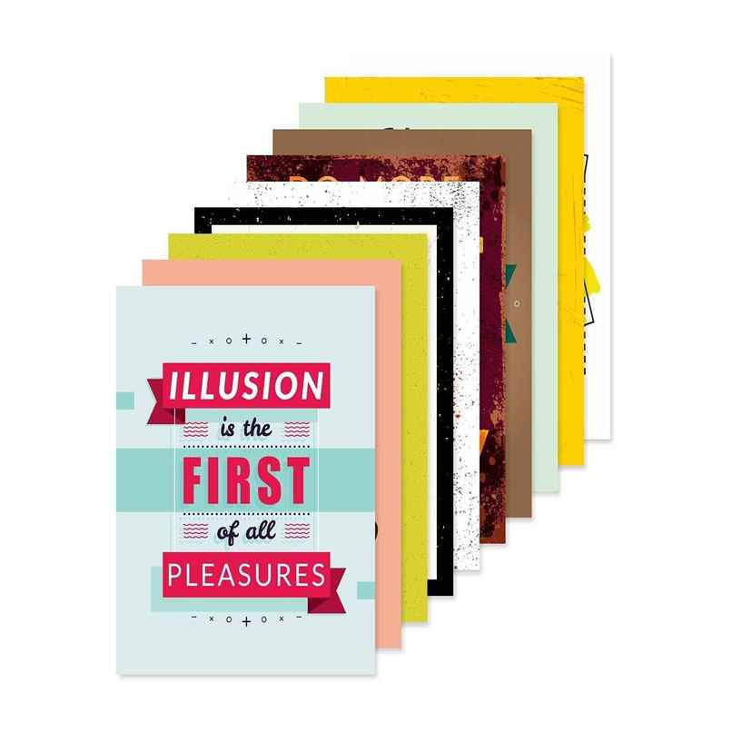 Paper Plane Design Wall Posters For Office Decor | Set of 10 | Size | 12 Inch x 18 Inch | D24 Paper Plane Design Wall Posters For Office Decor | Set of 10 | Size | 12 Inch x 18 Inch | D24