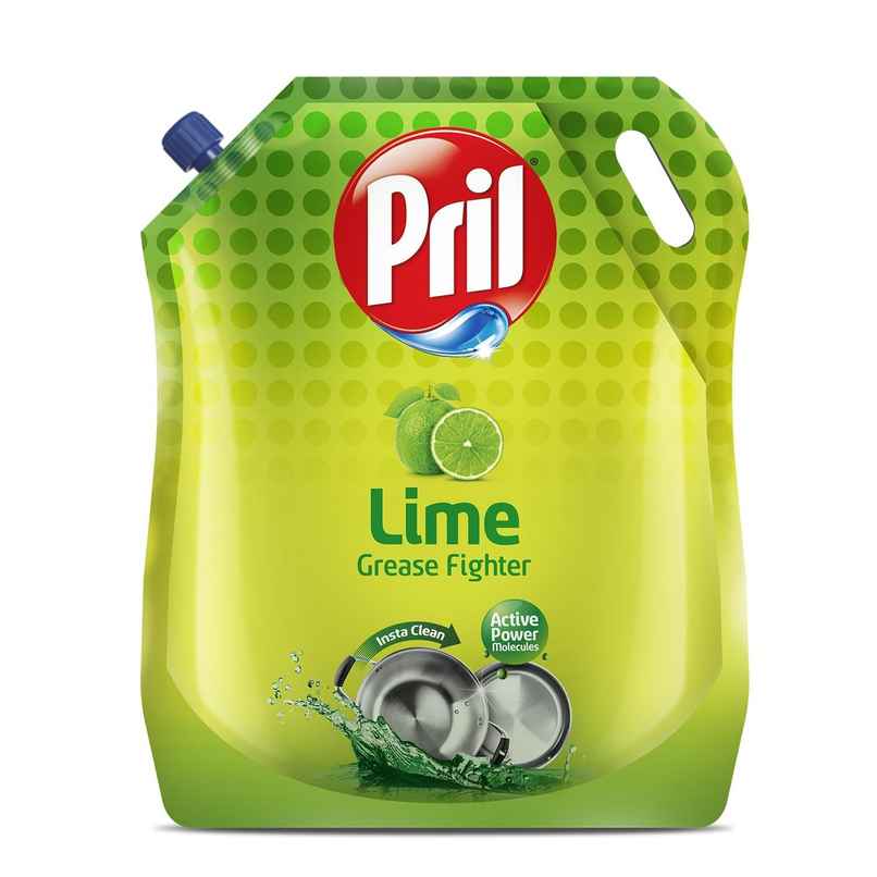 Pril Lime Dishwash Liquid | Pouch