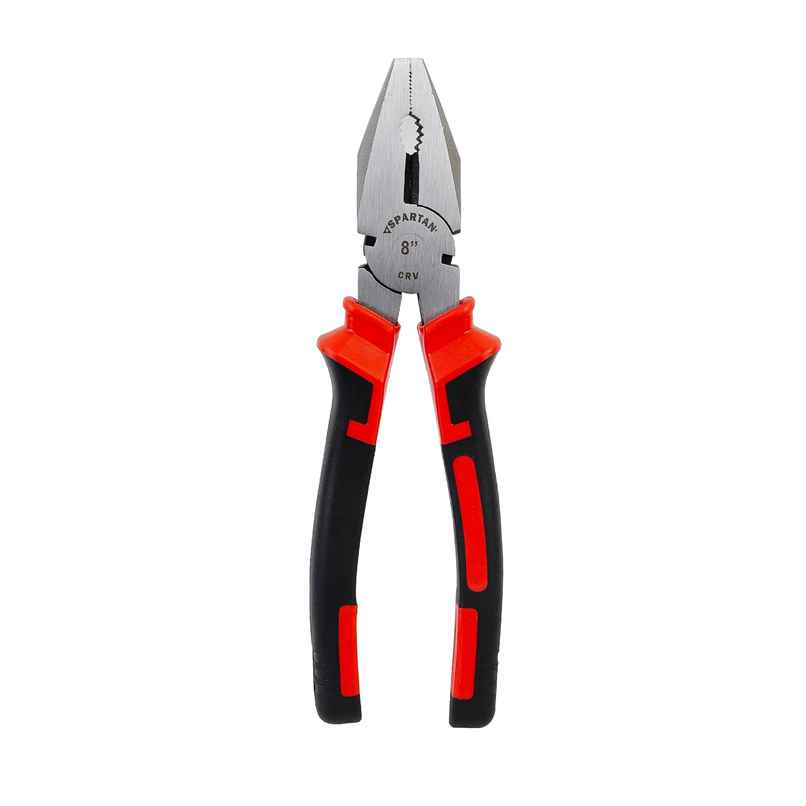 Spartan Combination Plier | Heavy Duty Cutter | Electrical DIY | Red Black