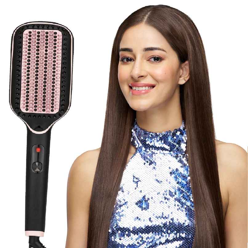 Vega Litstyle L2 Hair Straightener Brush for Women With Keratin - Vhsb-07
