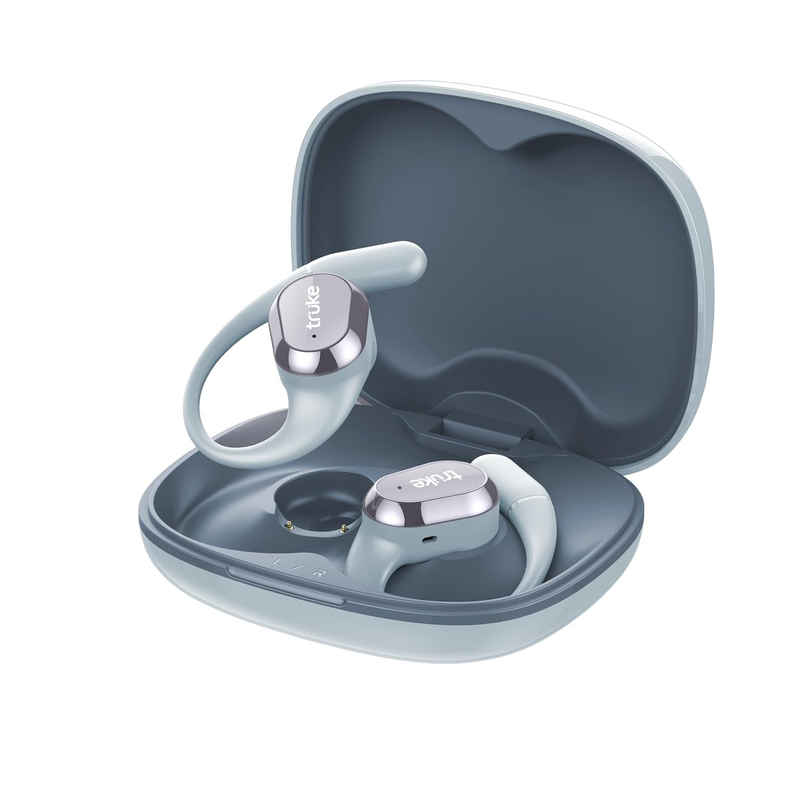 truke Buds Liberty Truly Wireless Bluetooth OWS with SpatialAudio, 60H Battery - Slate Blue