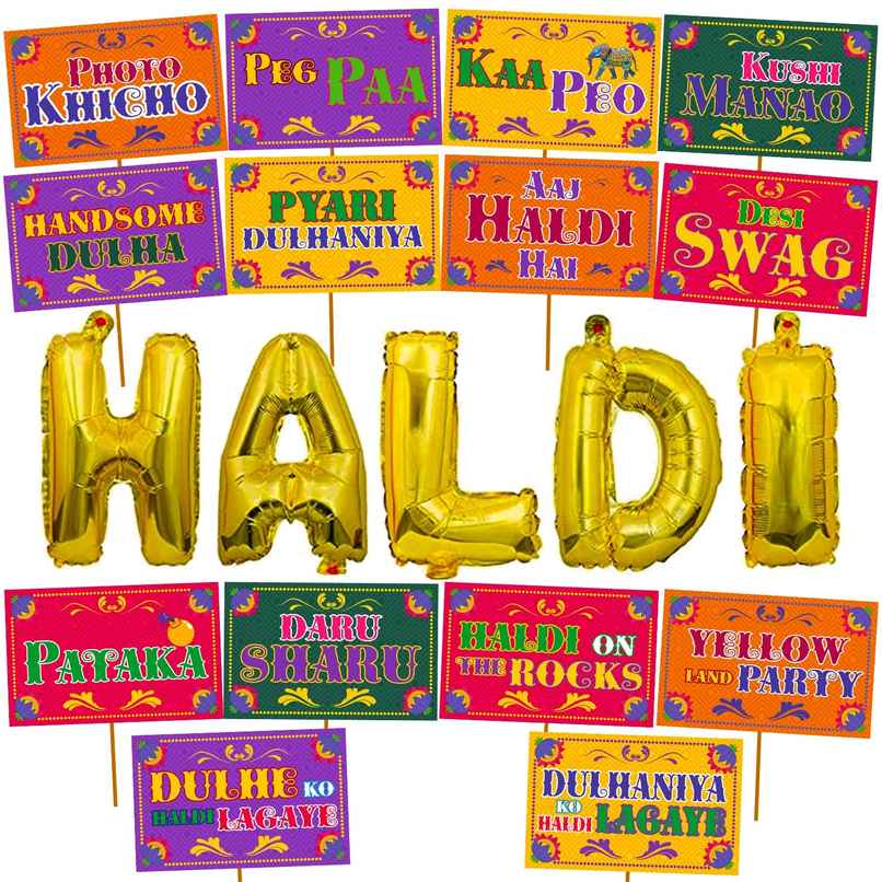 Haldi Decoration Items | Party Propz Haldi Decoration Items | Party Propz