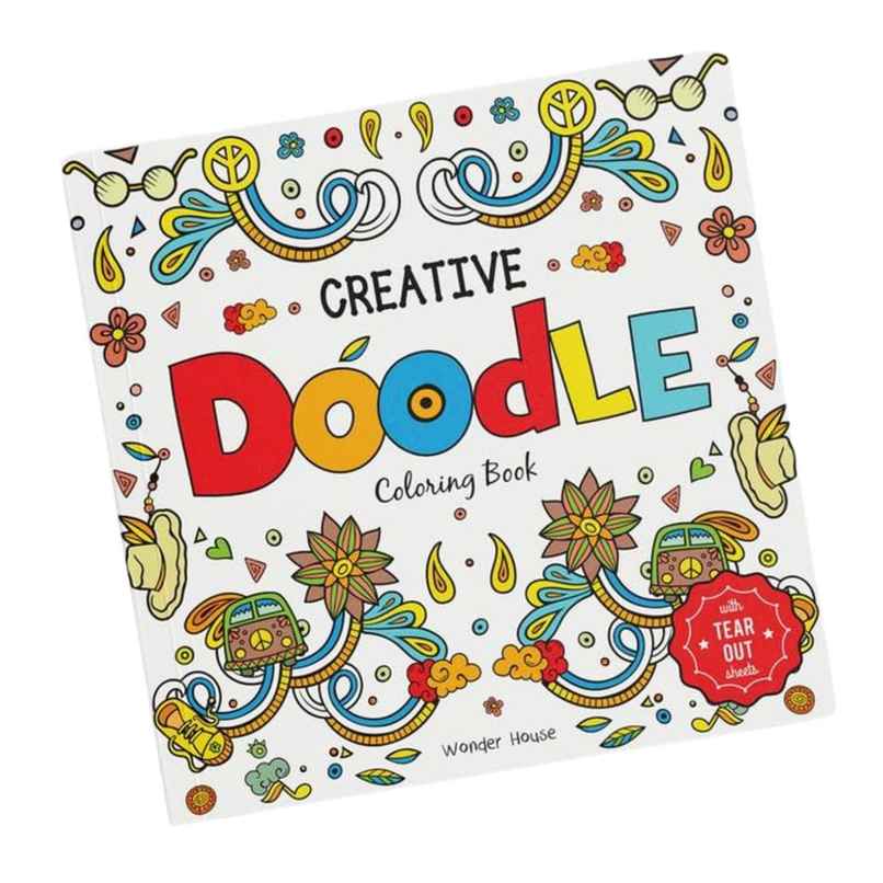Creative Doodle Coloring Book - Children Coloring Book with Tear Out Sheets Creative Doodle Coloring Book - Children Coloring Book with Tear Out Sheets