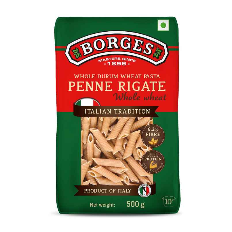 Borges Whole Durum Wheat Pasta Penne Rigate