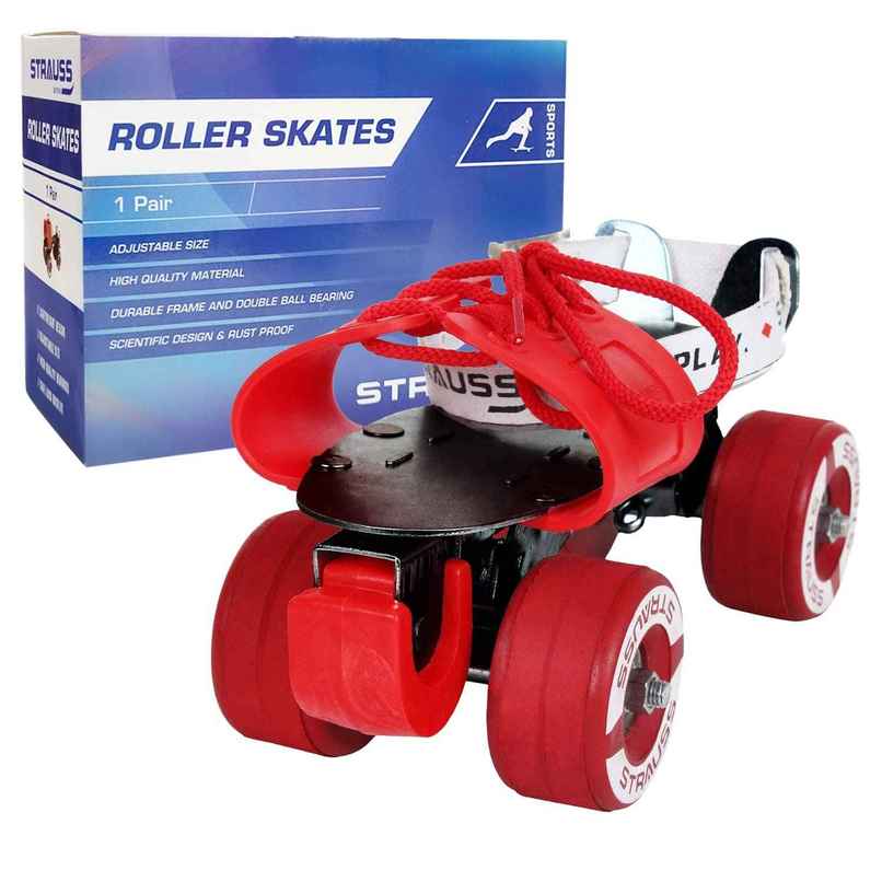 Strauss Senior Roller Skates, (Black)
