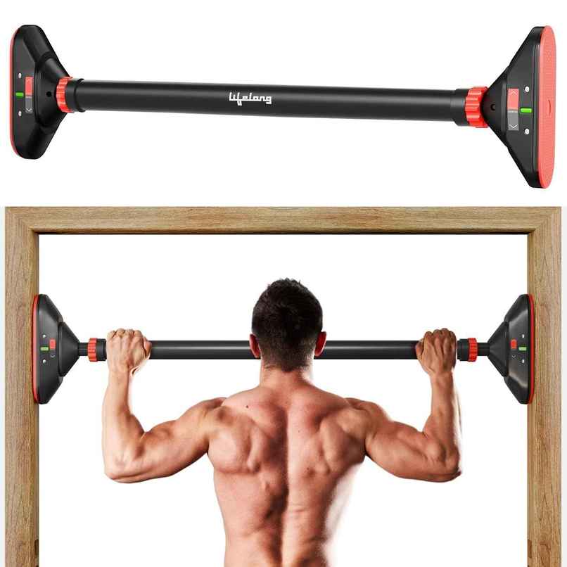 Lifelong Adjustable Pull-Up Bar for Home Workout | 65-75 cm Lifelong Adjustable Pull-Up Bar for Home Workout | 65-75 cm