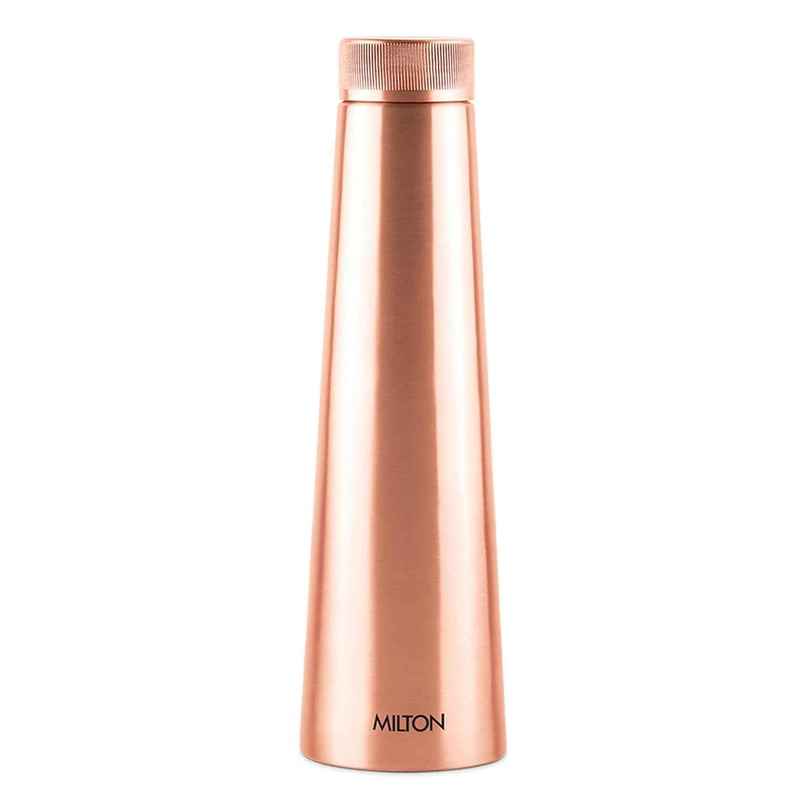 Milton Copper Delight 1000 Bottle | 915 ml | Lacquer Coating | Curved Bottle | 100% Pure Copper Milton Copper Delight 1000 Bottle | 915 ml | Lacquer Coating | Curved Bottle | 100% Pure Copper