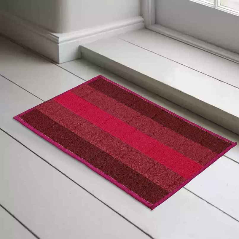 Status Iris Anti- Skid Mat | 38 x 58 cm | Red