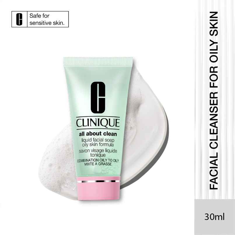 Clinique All About Clean Liquid Facial Soap | Oily Skin Formula (Face wash)