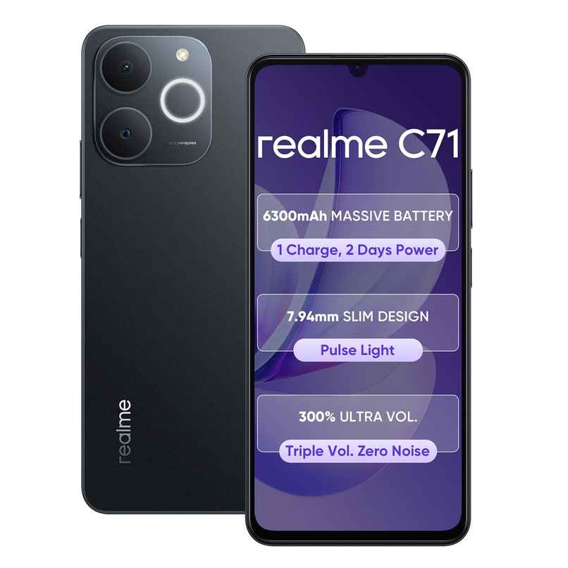 C71 | 4 GB RAM | 64 GB Storage | 6.67 in Display | 4G | Obsidian Black C71 | 4 GB RAM | 64 GB Storage | 6.67 in Display | 4G | Obsidian Black