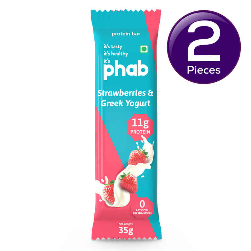 Phab Protein Bar Strawberries & Greek Yogurt protein Combo Phab Protein Bar Strawberries & Greek Yogurt protein Combo