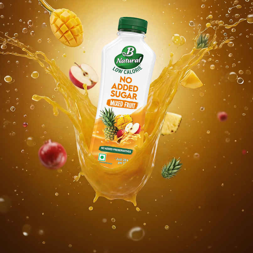 B Natural No Added Sugar Mixed Fruit Juice