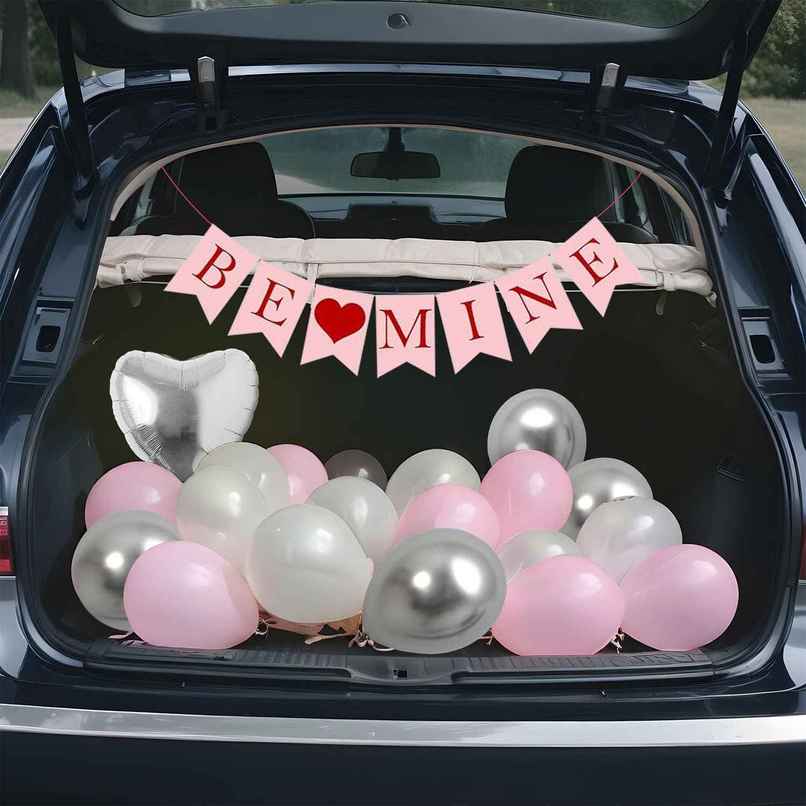 Be Mine Love Balloons and Banner Decoration Kit | Party Propz