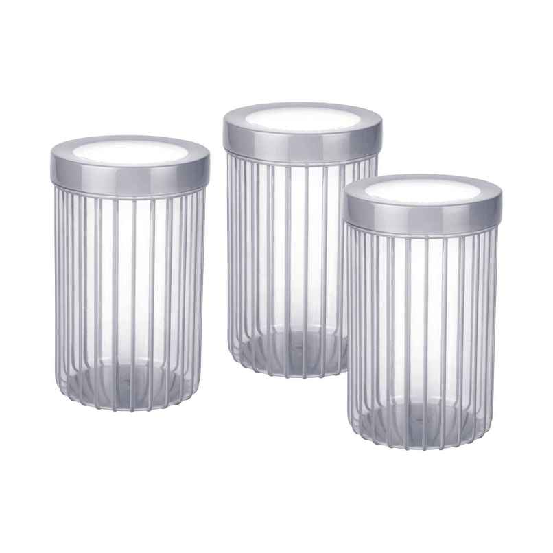 Joyo Better Home Linea Container 1500 ml (3 Pcs Set)- Grey Joyo Better Home Linea Container 1500 ml (3 Pcs Set)- Grey