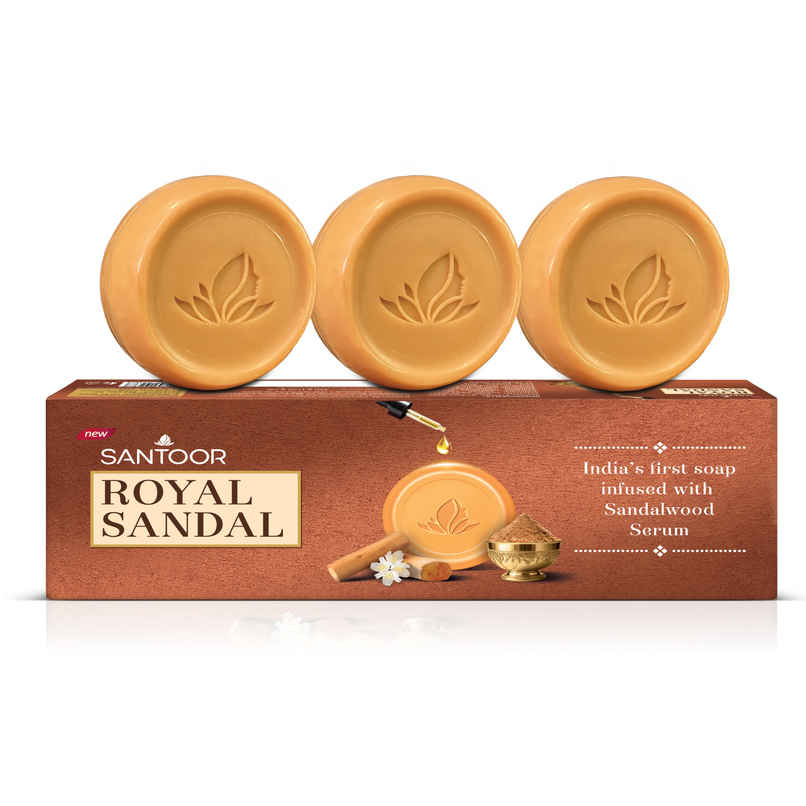 Santoor Royal Sandal - Tan Removal Soap