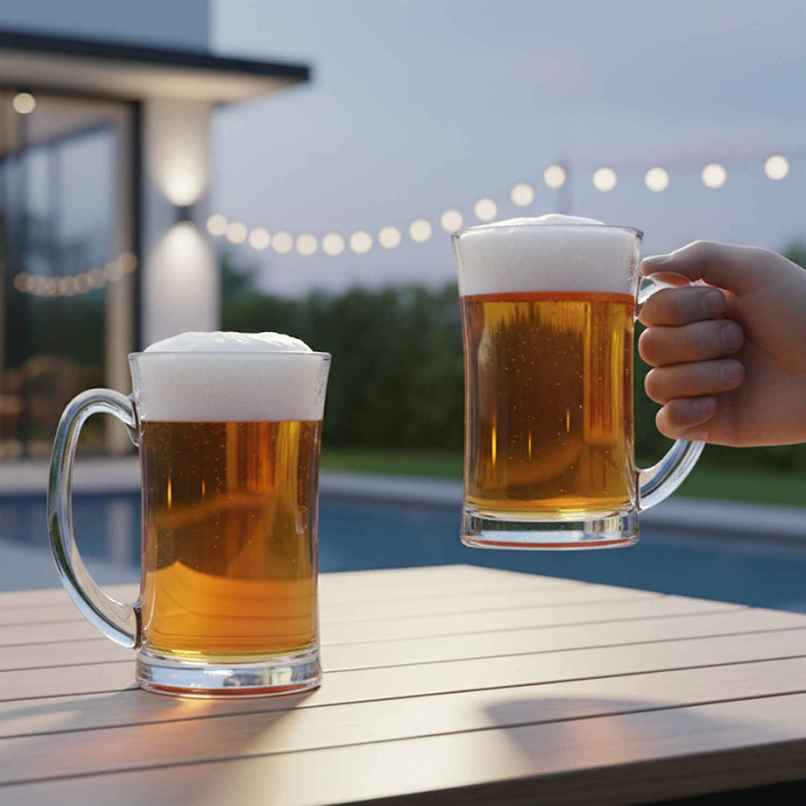 Lugano Beer Mug | 380 ml | Sanjeev Kapoor Lugano Beer Mug | 380 ml | Sanjeev Kapoor