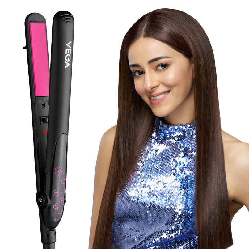 Vega Adore Hair Straightener for Women with Ceramic Plates & Fast Heat, 1 Year Warranty, (VHSH-18) Vega Adore Hair Straightener for Women with Ceramic Plates & Fast Heat, 1 Year Warranty, (VHSH-18)