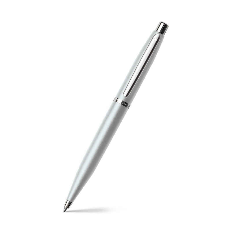 Sheaffer VFM E9400 Ballpoint Pen | Chrome Trim | Strobe Silver