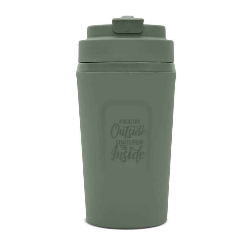 Jaypee ZIPSIP PU Insulated Stainless Steel Coffee Tumbler | Hot & Cold | Green | 385 ml Jaypee ZIPSIP PU Insulated Stainless Steel Coffee Tumbler | Hot & Cold | Green | 385 ml