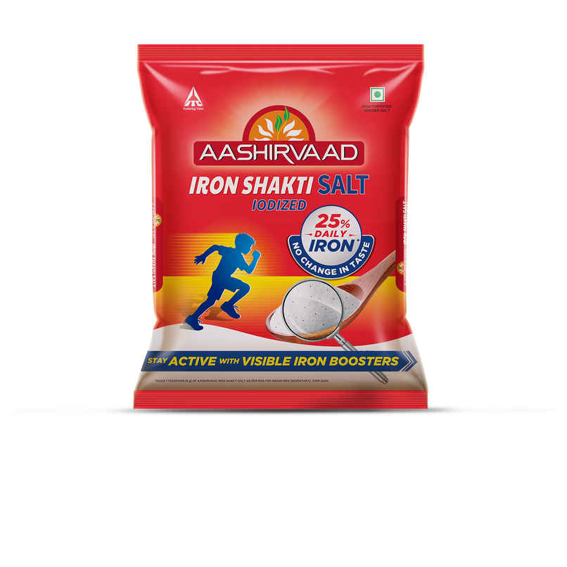 Aashirvaad Iron Shakti Salt | Packed with Iron-Boosters