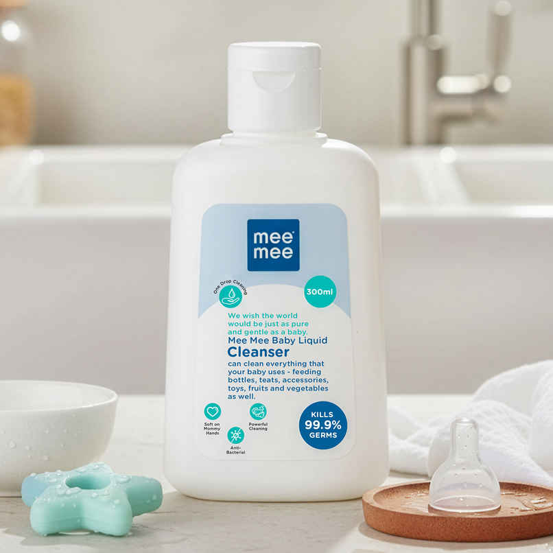 Mee Mee Baby Liquid Cleanser for Bottles | Nipples | Accessories | Toys | Fruits & Vegetables Mee Mee Baby Liquid Cleanser for Bottles | Nipples | Accessories | Toys | Fruits & Vegetables