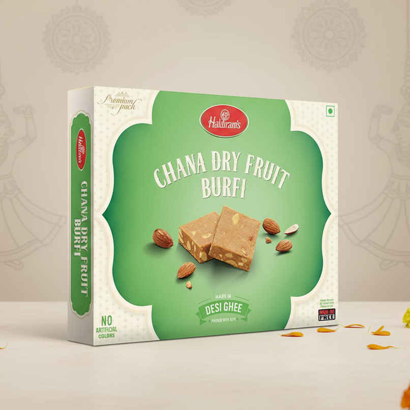 Desi Ghee Chana Dry Fruit Burfi by Haldiram's Desi Ghee Chana Dry Fruit Burfi by Haldiram's