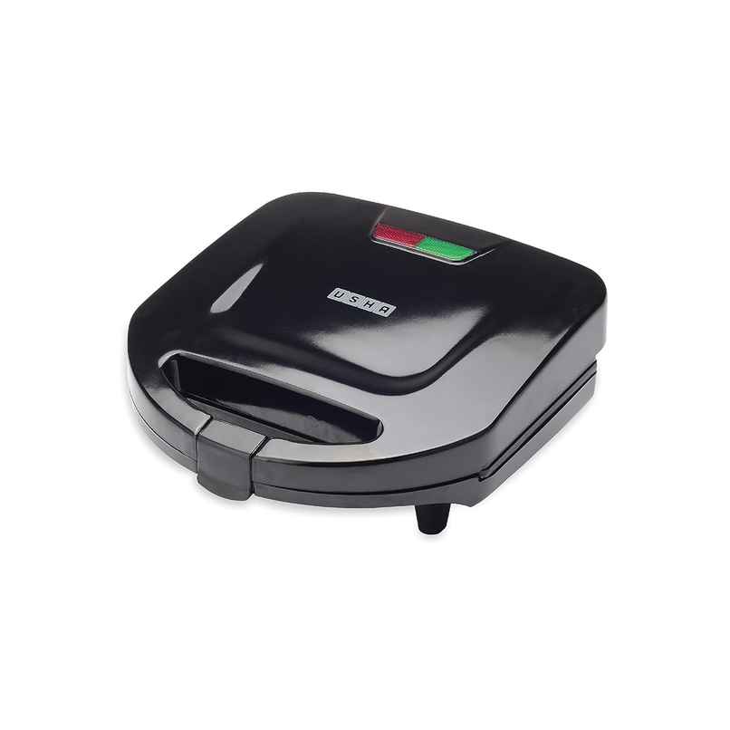 Usha Sandwich Maker Griller (750W, 4-Slices, 2 Stage Thermal Safety, Led Indicators, Black) Usha Sandwich Maker Griller (750W, 4-Slices, 2 Stage Thermal Safety, Led Indicators, Black)