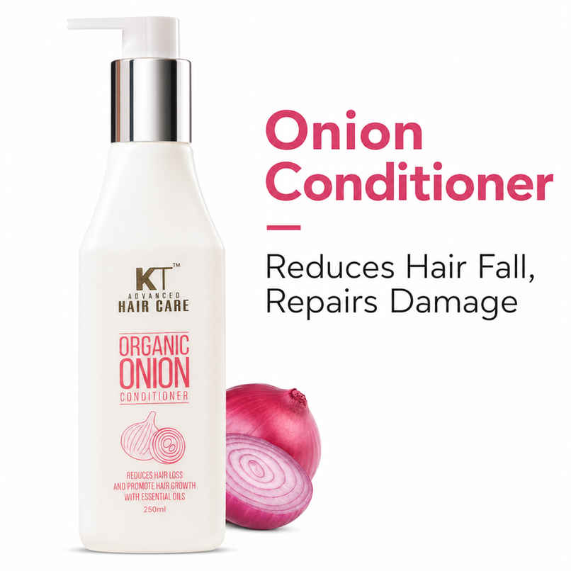 KT Professional Organic Onion Conditioner with Essential Oils & Aloe Vera