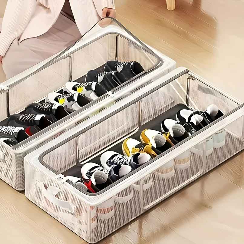 Perpetual Foldable Shoe Organizer Box Perpetual Foldable Shoe Organizer Box