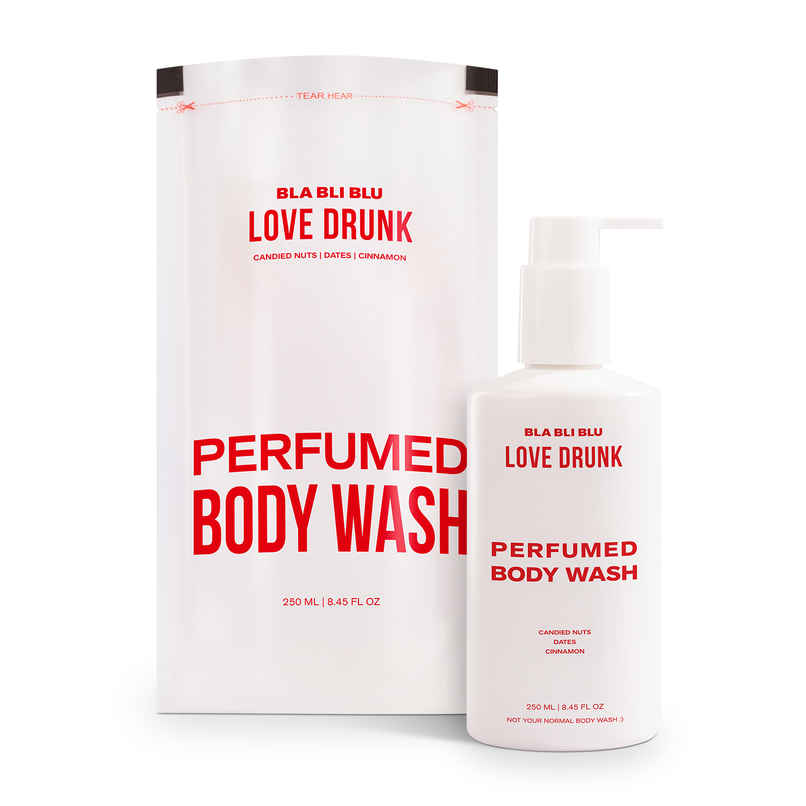 Love Drunk Perfumed Body Wash for Men & Women | Candied Nuts, Cinnamon & Dates Fragrance