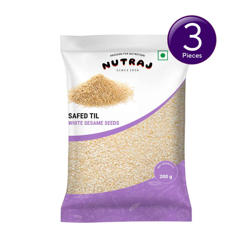 Nutraj Classic Safed Til (White Sesame Seeds Natural) Combo  