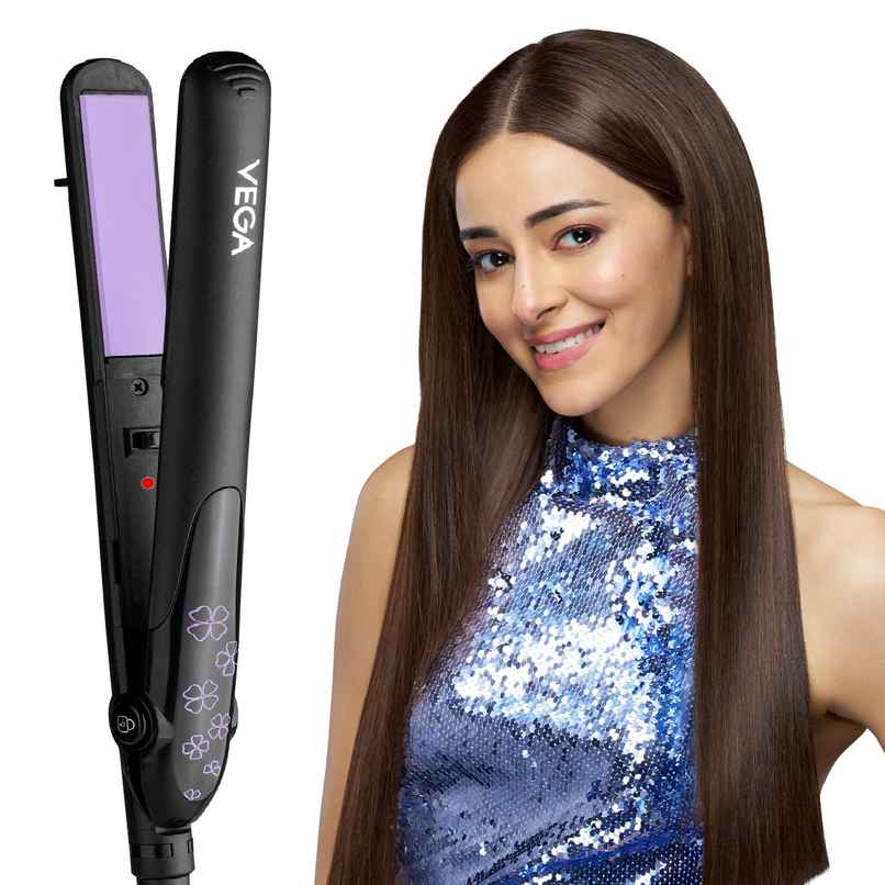 Vega Adore Hair Straightener for Women with Ceramic Plates & Fast Heat, 1 Year Warranty, (VHSH-18) Vega Adore Hair Straightener for Women with Ceramic Plates & Fast Heat, 1 Year Warranty, (VHSH-18)
