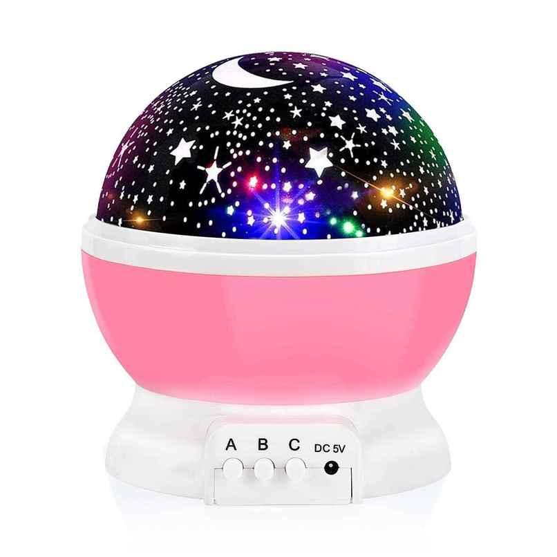 Toyshine Star Moon Night Light Projector with 12 Color Modes, 360 Degree Rotating Lamp for Kids Toyshine Star Moon Night Light Projector with 12 Color Modes, 360 Degree Rotating Lamp for Kids