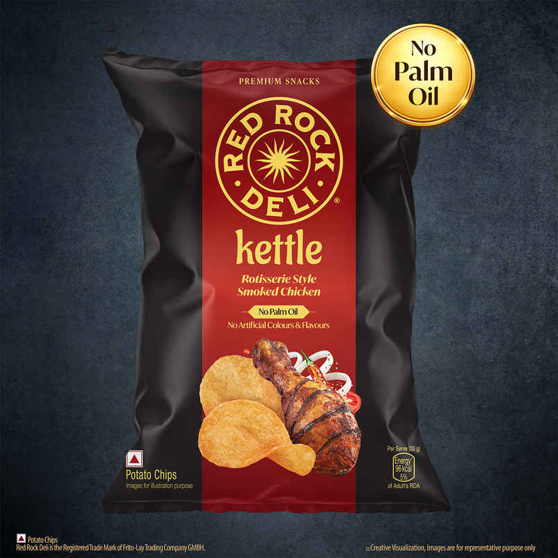 Red Rock Deli Kettle Chips | Rotisserie Style Smoked Chicken