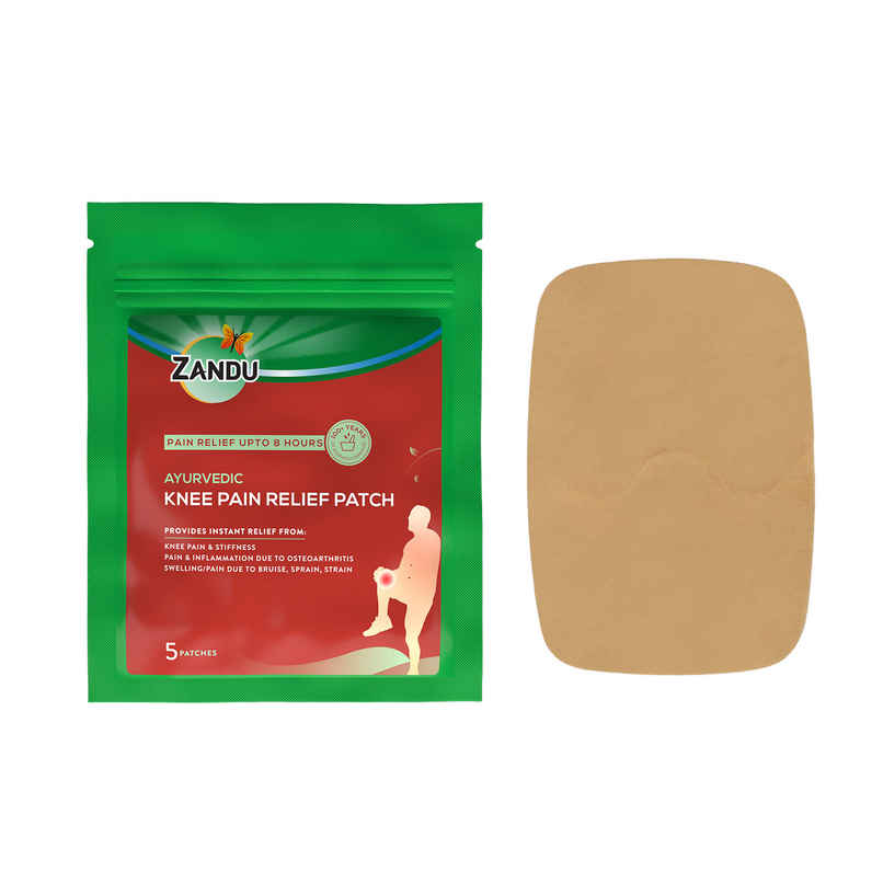 Zandu Ayurvedic Knee Pain Relief Patch (Pack of 5 patches)