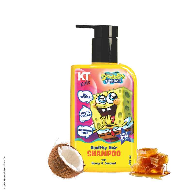 Healthy Hair Shampoo Honey  and Coconut For Girls 8 to 12 years