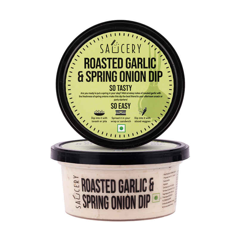 Saucery By Wingreens Roasted Garlic And Spring Onion Dip Saucery By Wingreens Roasted Garlic And Spring Onion Dip