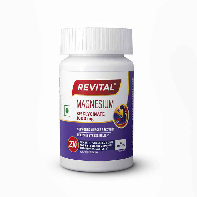 Revital Magnesium Bisglycinate|Chelated|100% RDA| 440mg Elemental| crafted for both Men & Women Revital Magnesium Bisglycinate|Chelated|100% RDA| 440mg Elemental| crafted for both Men & Women