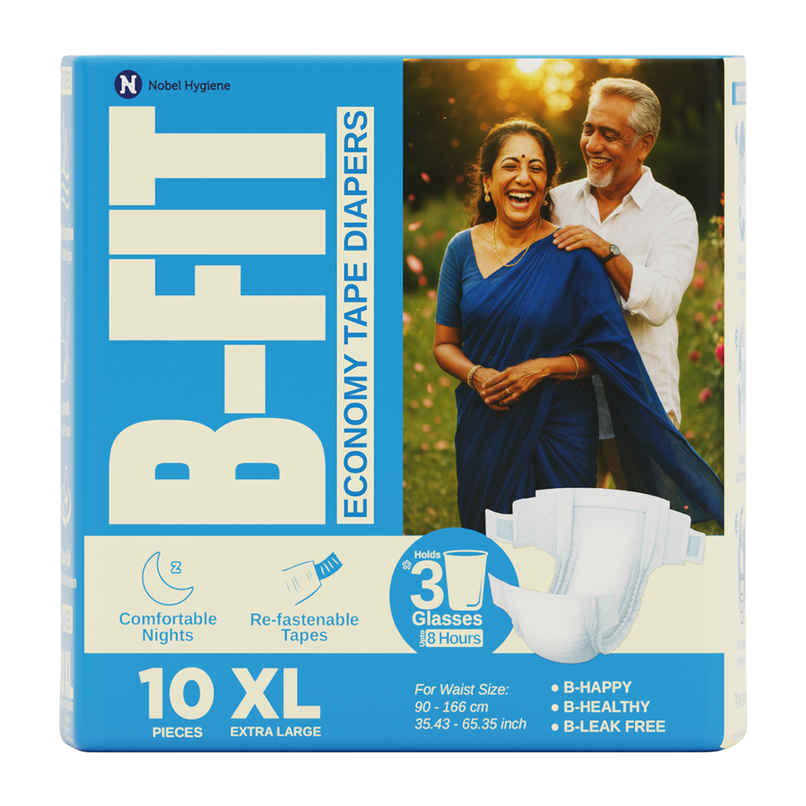 B-FIT Adult Diaper Tape | Economy Type | XL | 35.43 - 65.35 inch B-FIT Adult Diaper Tape | Economy Type | XL | 35.43 - 65.35 inch