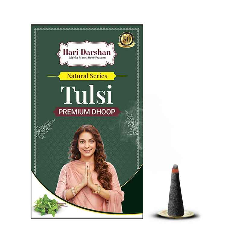 Hari Darshan Premium Natural Dhoop - Tulsi Hari Darshan Premium Natural Dhoop - Tulsi