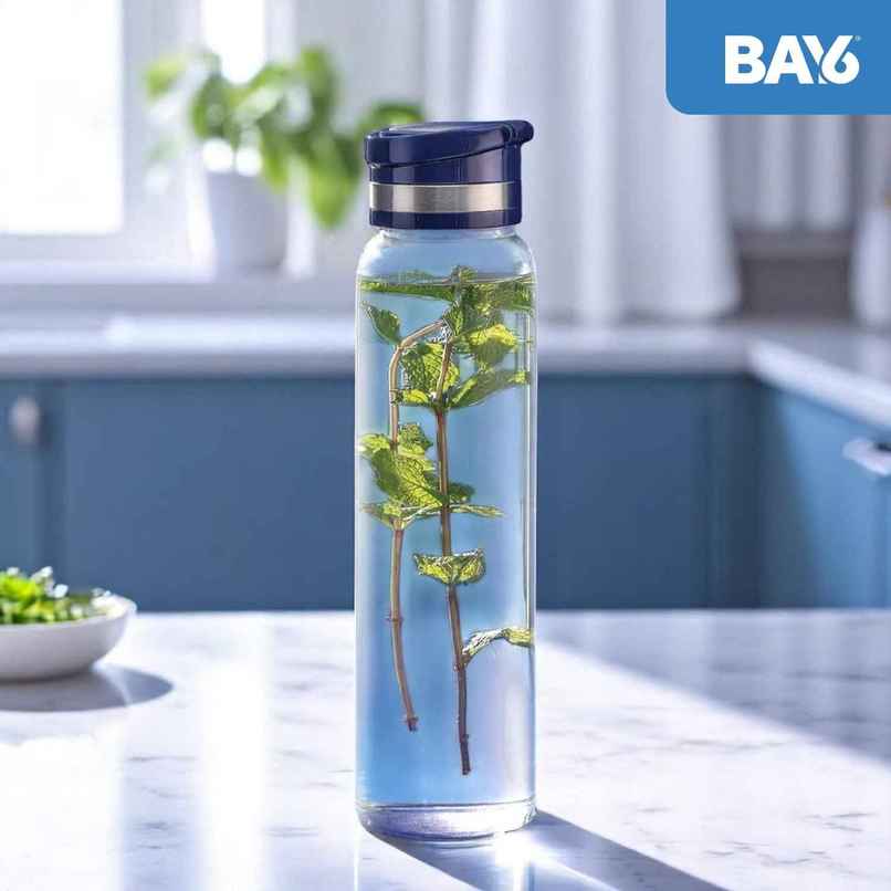 BAY6 Premium Imported Borosilicate Glass Bottle | 600 ml BAY6 Premium Imported Borosilicate Glass Bottle | 600 ml