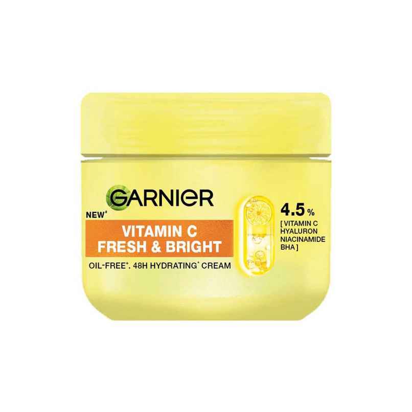 Garnier Fresh & Bright Vitamin C Sorbet Moisturizer, 4.5% Vit C + Hyaluronic Acid + Niacinamide