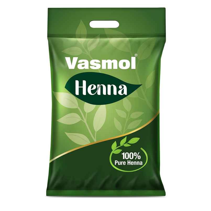Vasmol Henna 100% Pure Henna Powder (Mehendi) I For Hair Colour I Suitable For Men And Women