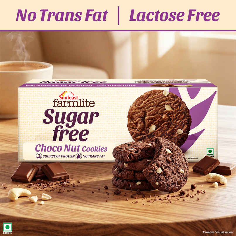Sunfeast Farmlite Sugar Free Choco Nut Sunfeast Farmlite Sugar Free Choco Nut