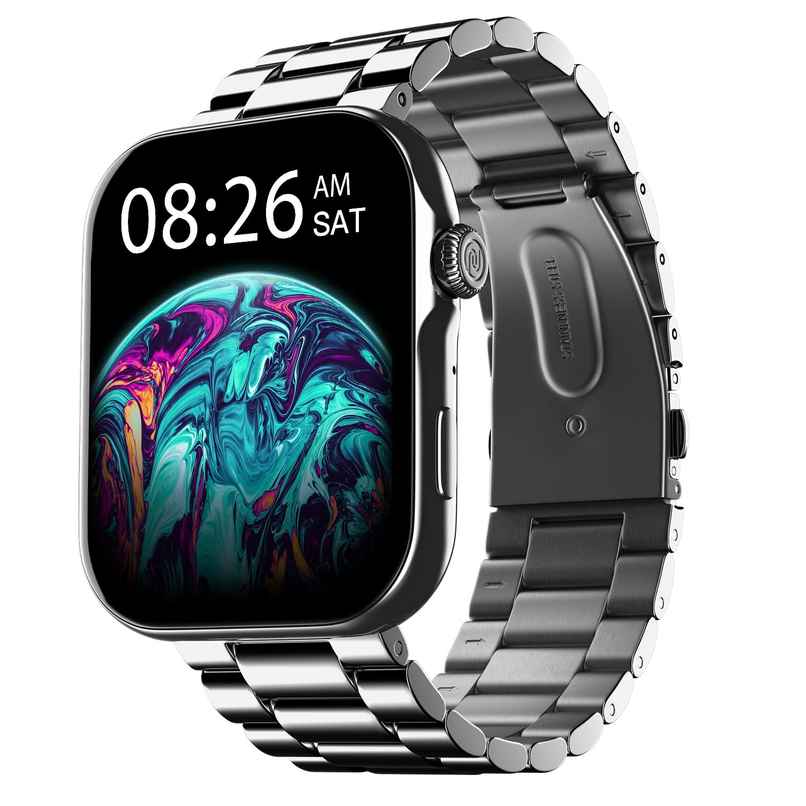 Noise ColorFit Ultra 3 Smartwatch | Glossy Silver | Elite Edition Noise ColorFit Ultra 3 Smartwatch | Glossy Silver | Elite Edition