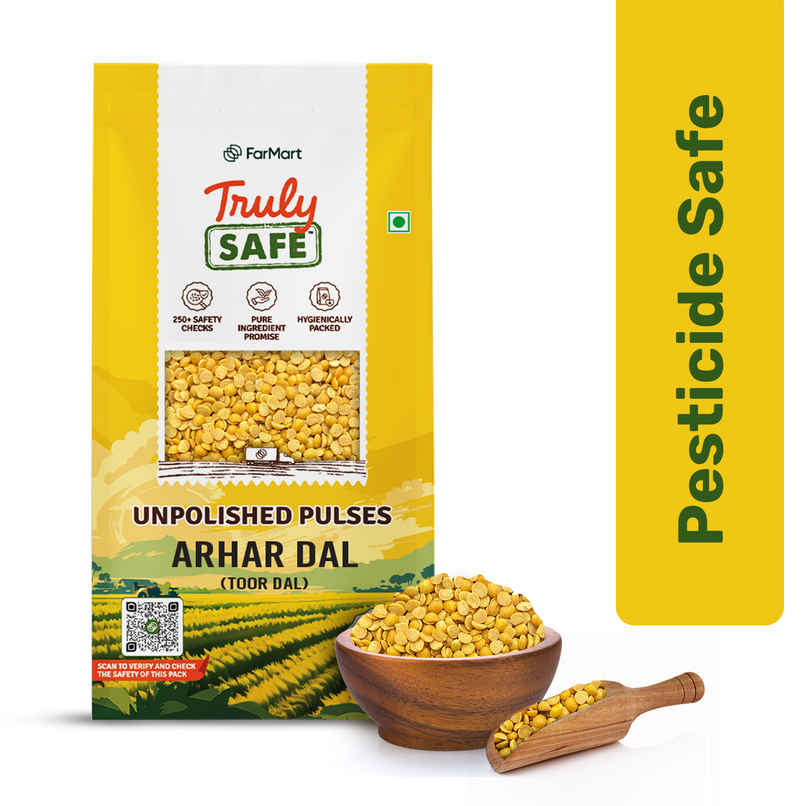 Truly Safe Toor/Arhar Dal | Unpolished Dal