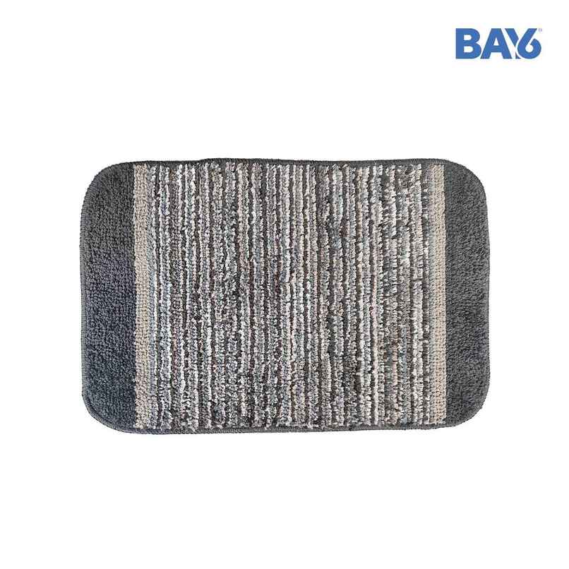 BAY6 Timmy Microfiber Antiskid Bath Mat Set | 38 x 58 cm - Grey BAY6 Timmy Microfiber Antiskid Bath Mat Set | 38 x 58 cm - Grey