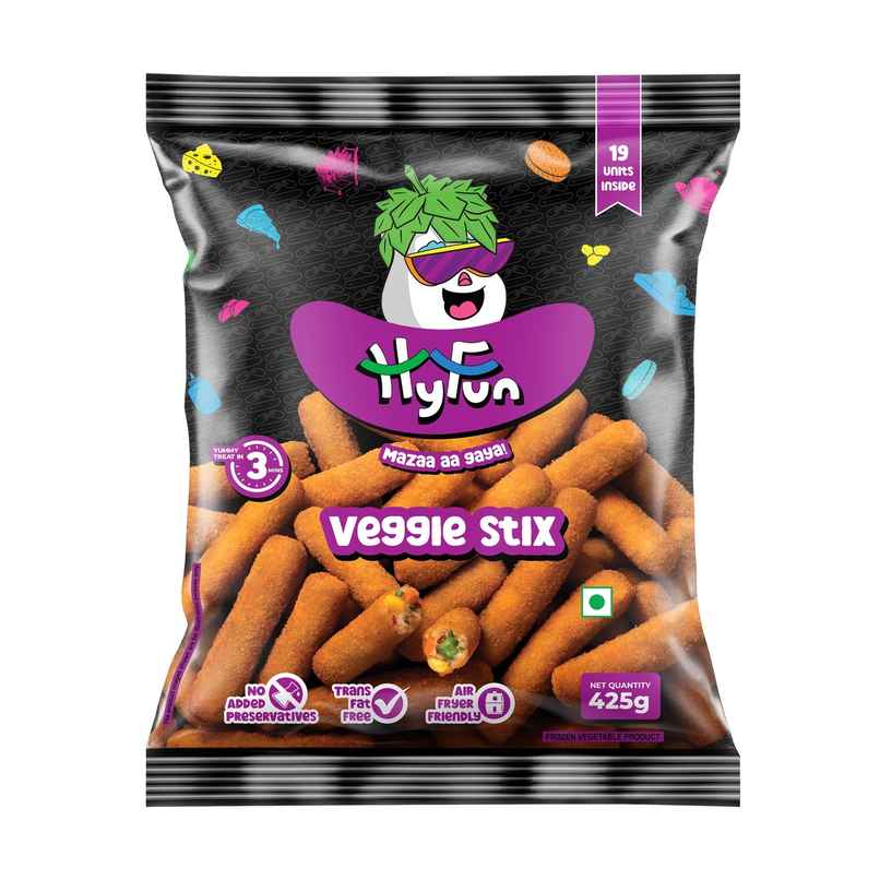 HyFun Veggie Stix, Tasty & Wholesome, Veg Snack | Frozen