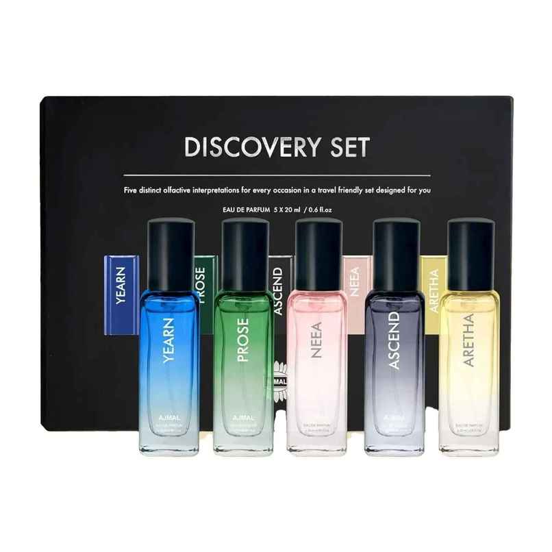 Ajmal Discovery Set Of 5 Eau De Perfume | Premium Fragrance